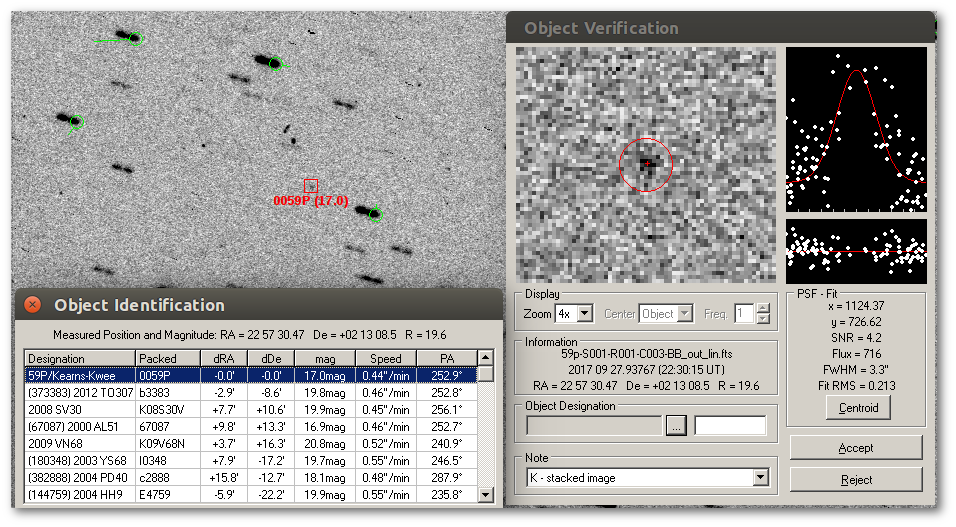 Comet 59p / Kearns-Kwee